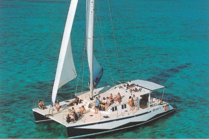 Shared Full Day South East Coast Catamaran Cruise in IOI / Mauritius, image_2