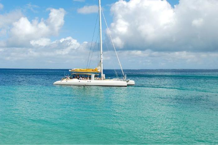Shared Full Day South East Coast Catamaran Cruise in IOI / Mauritius, image_1